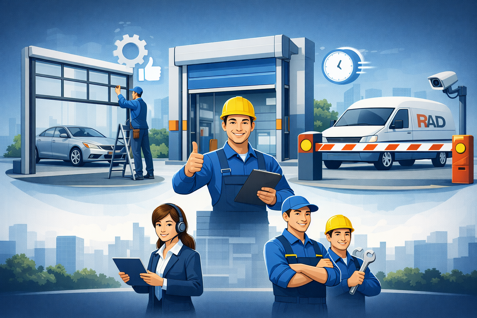 AVM'ye otomatik kapı